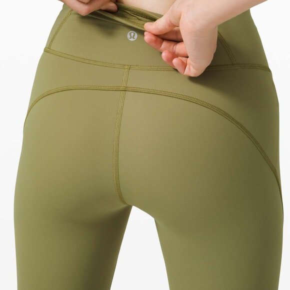 Lululemon Fine Force High-Rise Tight 28" in Bronze Green size 6 - Picture 2 of 11